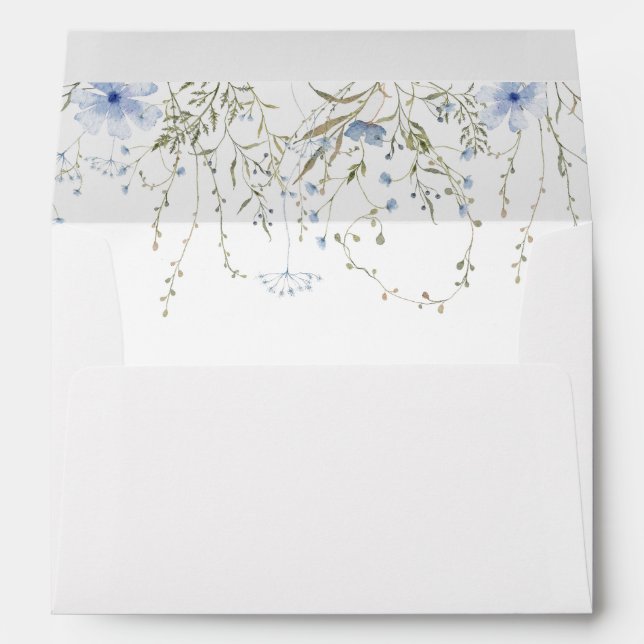 Floral Print Envelope (Back (Bottom))