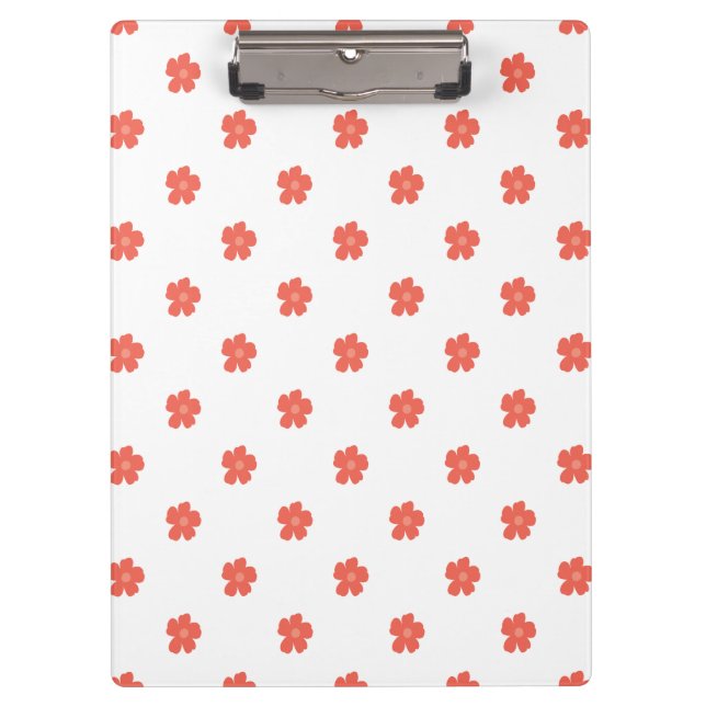 Floral Print Fabric Clipboard (Front)