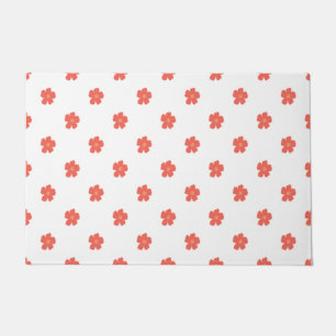 Floral Print Fabric Doormat