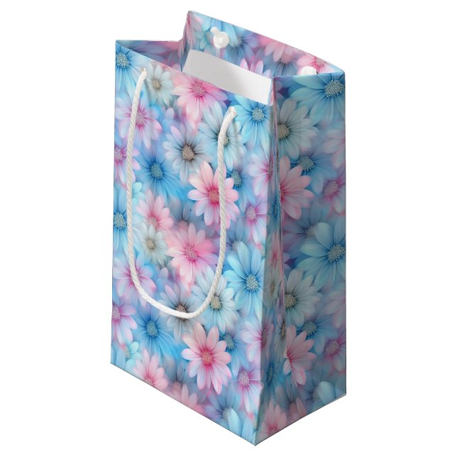 Floral Print Gift Bag (Front Angled)