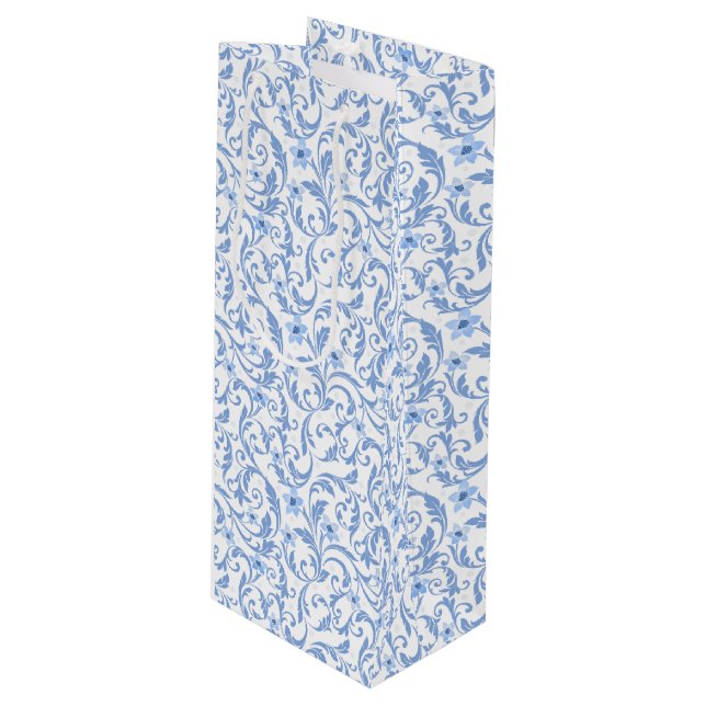Floral Print Gift Bag (Front Angled)