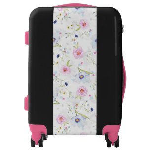 Floral Print Luggage