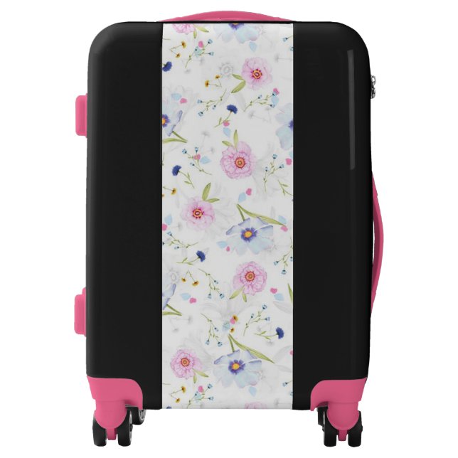 Floral Print Luggage (Front)