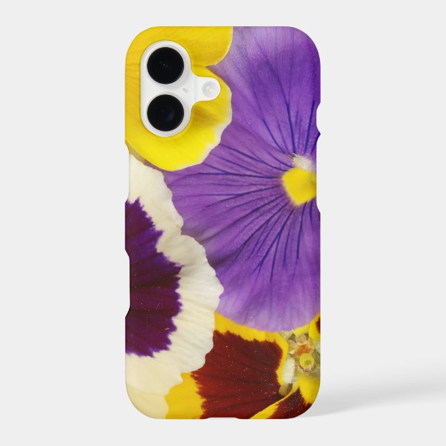 Floral Print Pansies Case-Mate iPhone Case (Back)