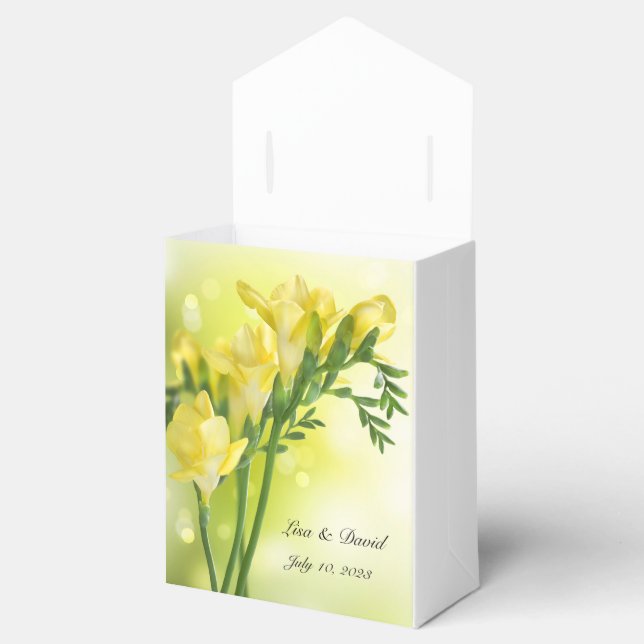Floral Print Party Favor Box  (Opened)