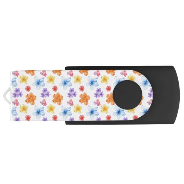 Floral Print USB Drive (Back)