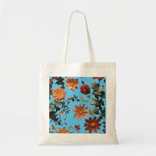 Floral printed budget Tote bags