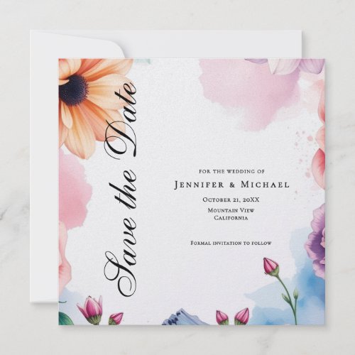 Floral Professional Minimalist Modern Plain