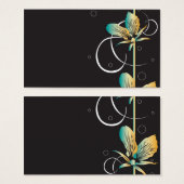 Floral Profile Card (Front & Back)