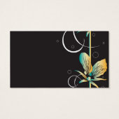 Floral Profile Card (Back)