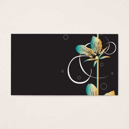 Floral Profile Card (Front)