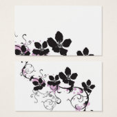 Floral Profile Card (Front & Back)