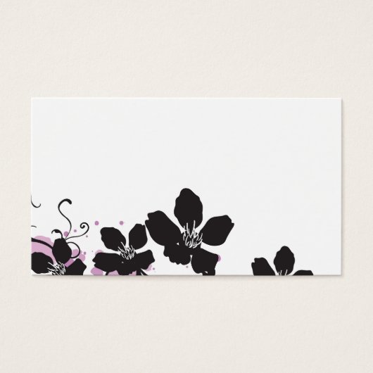 Floral Profile Card (Front)