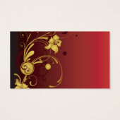 Floral Profile Card (Back)