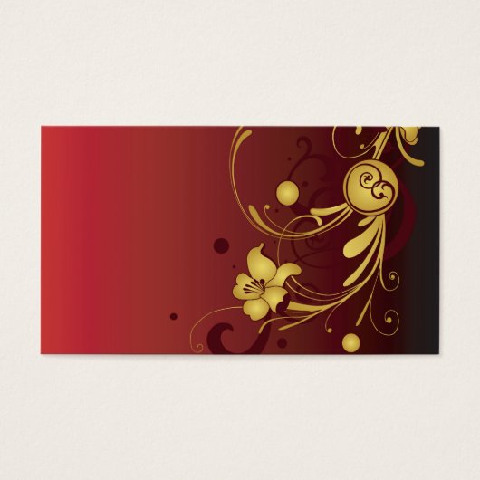 Floral Profile Card (Front)