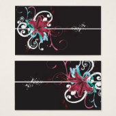 Floral Profile Card (Front & Back)