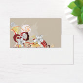 Floral Profile Card (Desk)