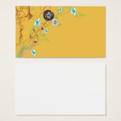 Floral Profile Card (Front & Back)
