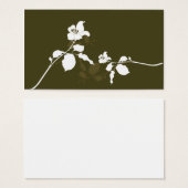 Floral Profile Card (Front & Back)