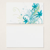 Floral Profile Card (Front & Back)