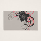 Floral Profile Card (Back)