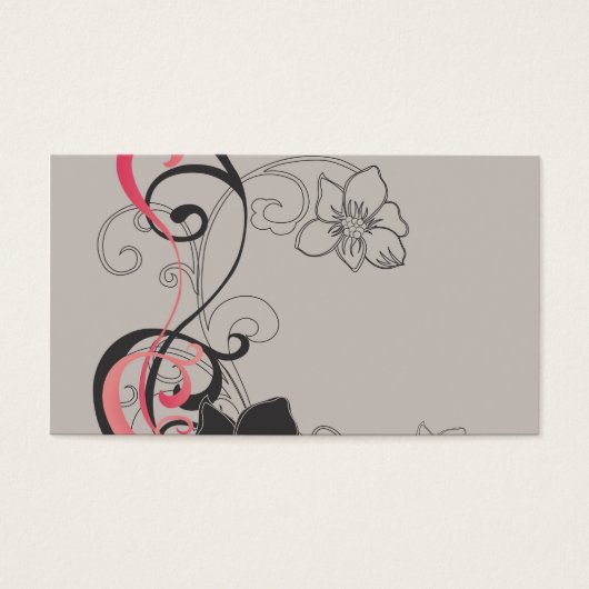 Floral Profile Card (Front)