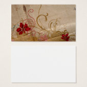 Floral Profile Card (Front & Back)