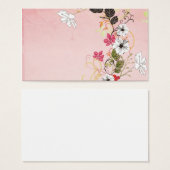 Floral Profile Card (Front & Back)