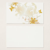 Floral Profile Card (Front & Back)