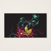 Floral Profile Card (Back)