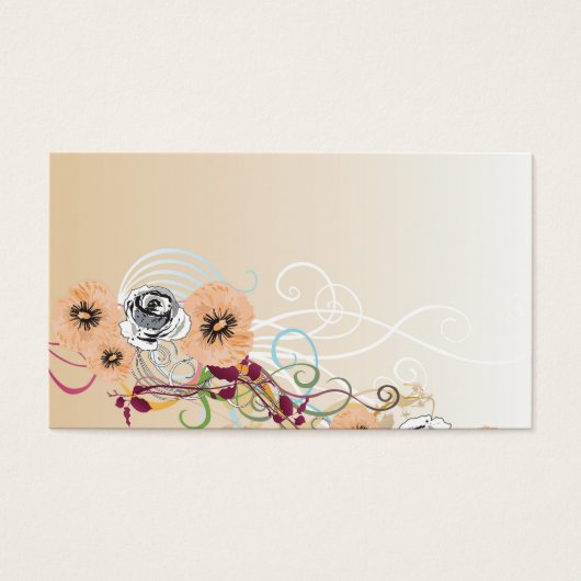 Floral Profile Card (Front)