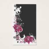 Floral Profile Card (Back)