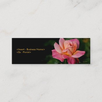 Floral Profile Card by glo53bug at Zazzle