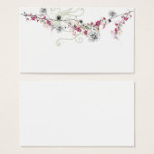 Floral Profile Card (Front & Back)