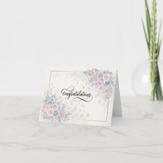 Floral Promotion Greeting Card