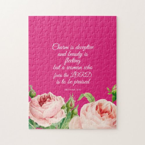 Floral Proverbs 3130  Jigsaw Puzzle