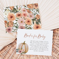 Floral Pumpkin Books For Baby