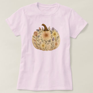Floral Pumpkin T-Shirt