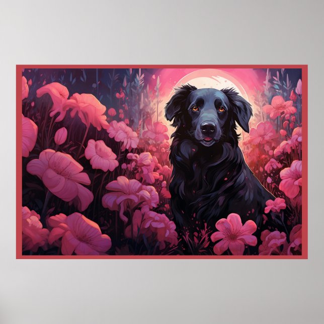 Floral Pups Poster (Front)