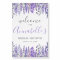 Floral Purple Bridal Shower Welcome Sign