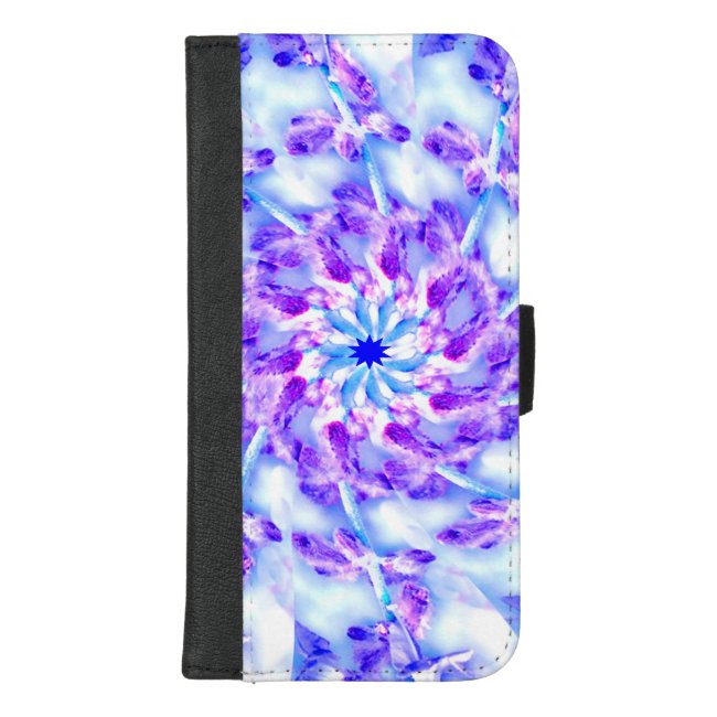 Floral Purple Mandala iPhone 8/7 Plus Wallet Case