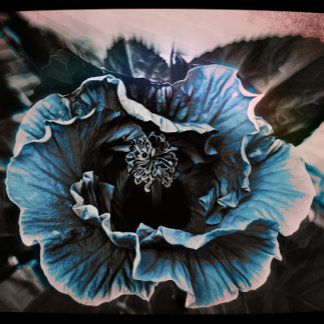 floral purple paper weight