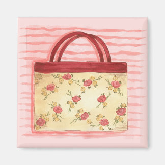 Floral Purse - Magnet