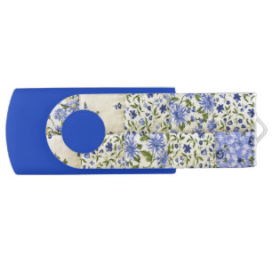 Floral Quilting Pattern Flash Drive