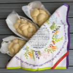Floral Quirky Name+yehi Ratzon Challah Dough Cover Cloth Napkin at Zazzle