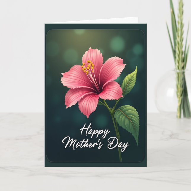 Floral Radiance Mothers Day Card (Front)