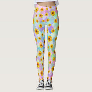 Floral Rainbow Leggings