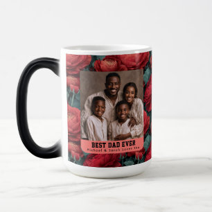Floral Ranunculus Bouquet Daddy Birthday Iced Color Morph Mug