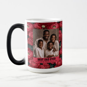 Floral Ranunculus Flower First Time Dad Photo Color Morph Mug