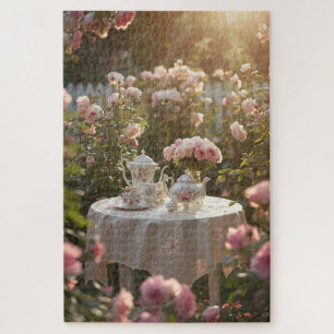 Floral Reading Nook Jigsaw Puzzle